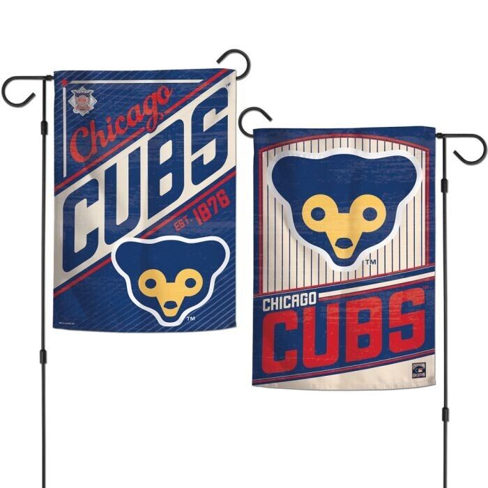 Chicago-Cubs-Cooperstown-Collection-2-Sided-Garden-Flag-Yard-Banner Chicago Cubs Cooperstown Collection 2 Sided Garden Flag Yard Banner