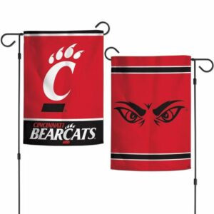 Cincinnati Bearcats 2 Sided Garden Flag Yard Banner