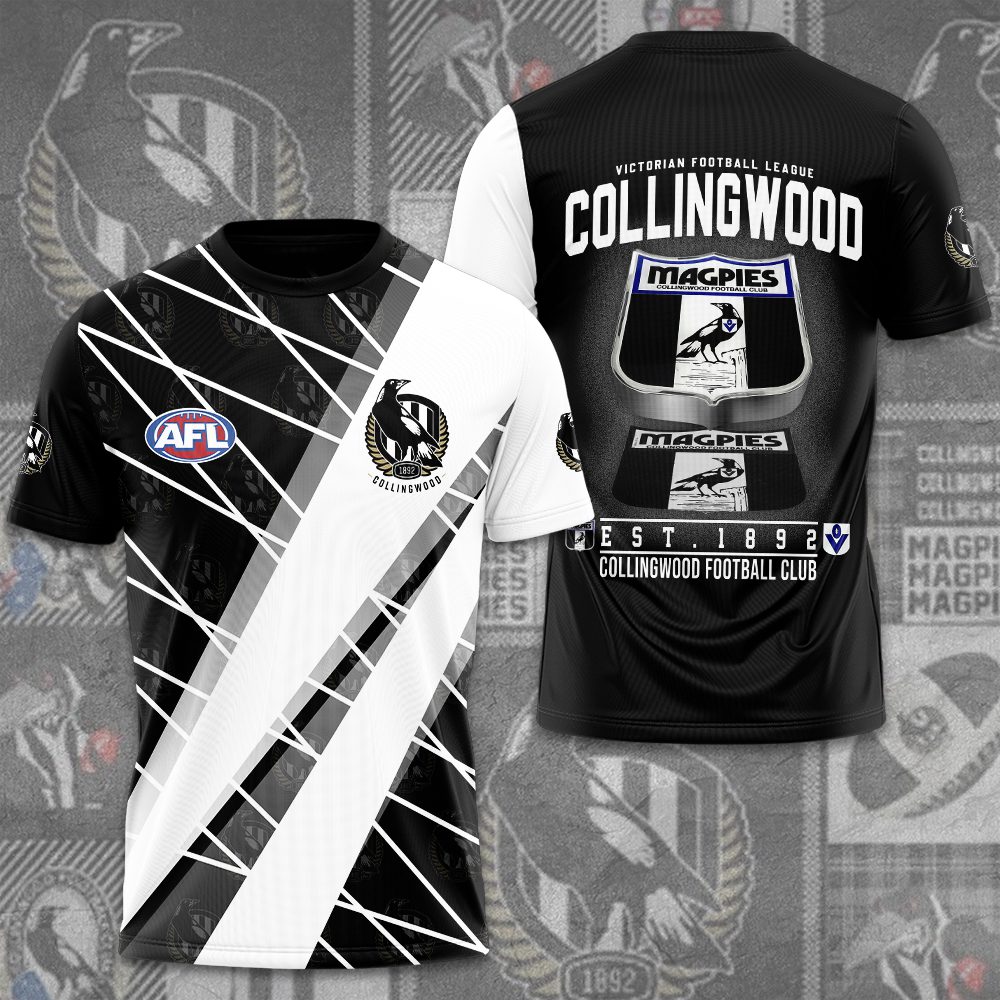 Collingwood-FC-Unisex-T-Shirt-Performance-Tee-GTS5384 Collingwood FC Unisex T-Shirt Performance Tee GTS5384