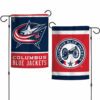 Columbus Blue Jackets 2 Sided Garden Flag Yard Banner