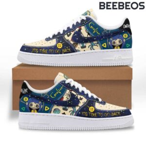 Coraline It's Time To Go Back Air Force 1 Shoes AF1 Limited Sneakers EBA1014