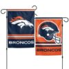 Denver Broncos Double Sided Garden Flag Yard Banner Outdoor
