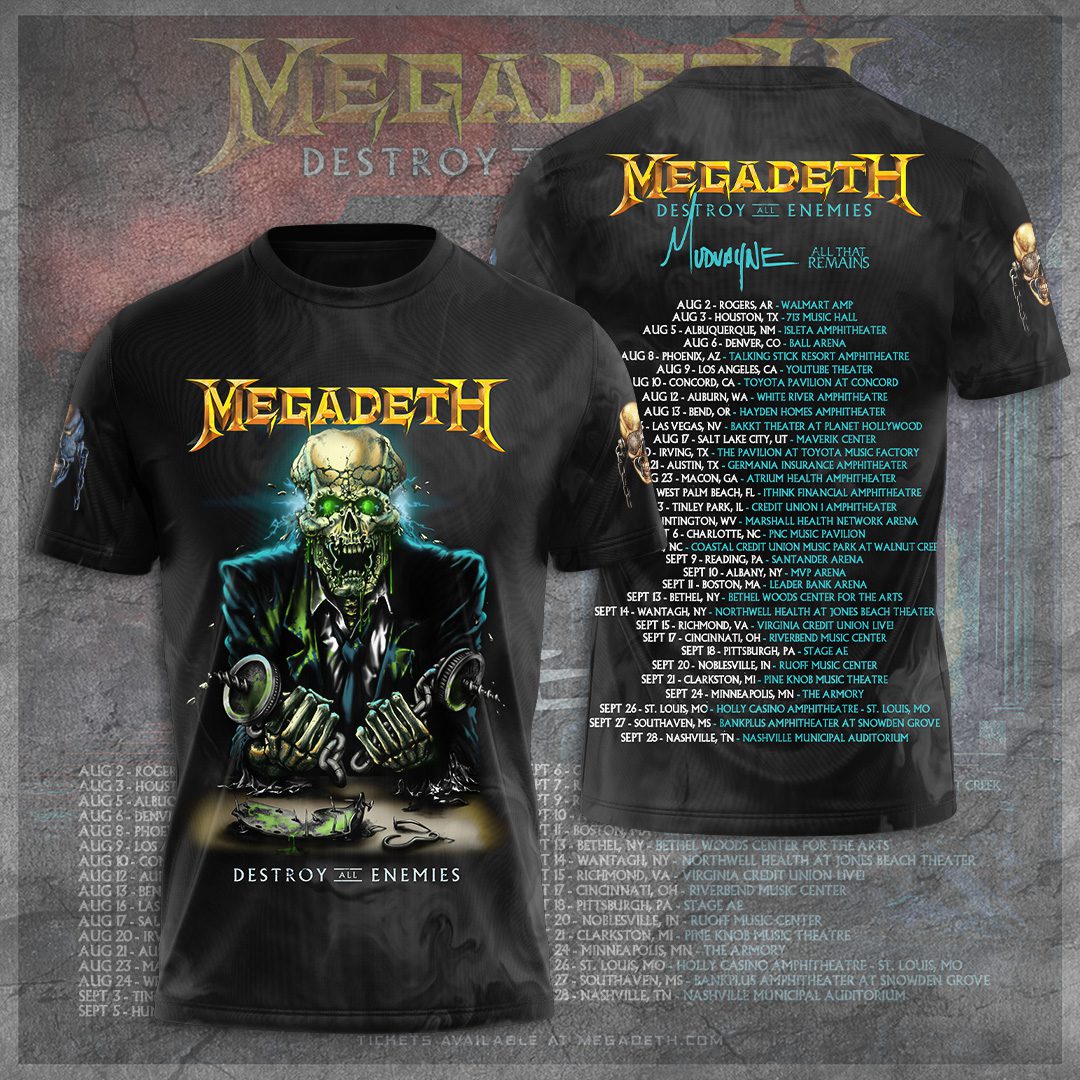 Megadeth-Band-Unisex-T-Shirt-Performance-Tee-GTS5046 Megadeth Band Unisex T-Shirt Performance Tee GTS5046