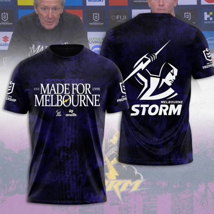 Melbourne Storm Unisex T-Shirt Performance Tee GTS5135