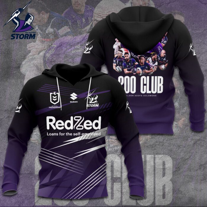 Melbourne Storm x Nelson Asofa-Solomona Unisex Hoodie GHD5331