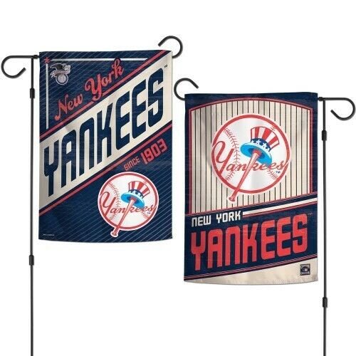 New-York-Yankees-Cooperstown-Coll.-2-Sided-Garden-Flag-Yard-Banner New York Yankees Cooperstown Coll. 2 Sided Garden Flag Yard Banner