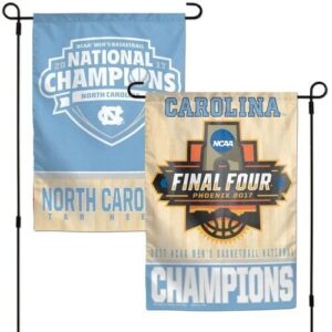 North Carolina Tar Heels Mens Basketball National Champions 2 Sided Garden Flag