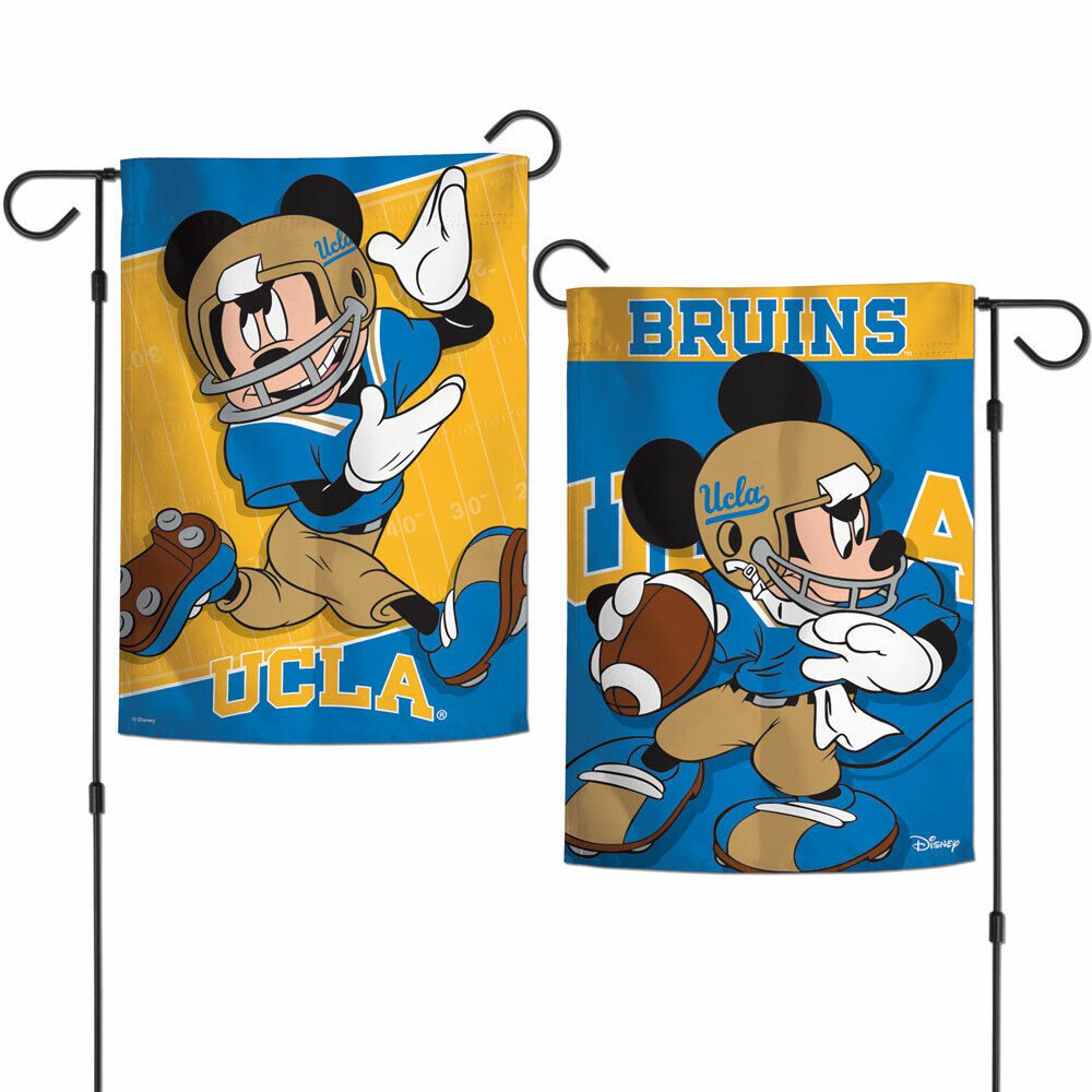 Ucla-Bruins-Mickey-Mouse-2-Sided-Garden-Flag-Yard-Banner-Disney Ucla Bruins Mickey Mouse 2 Sided Garden Flag Yard Banner Disney