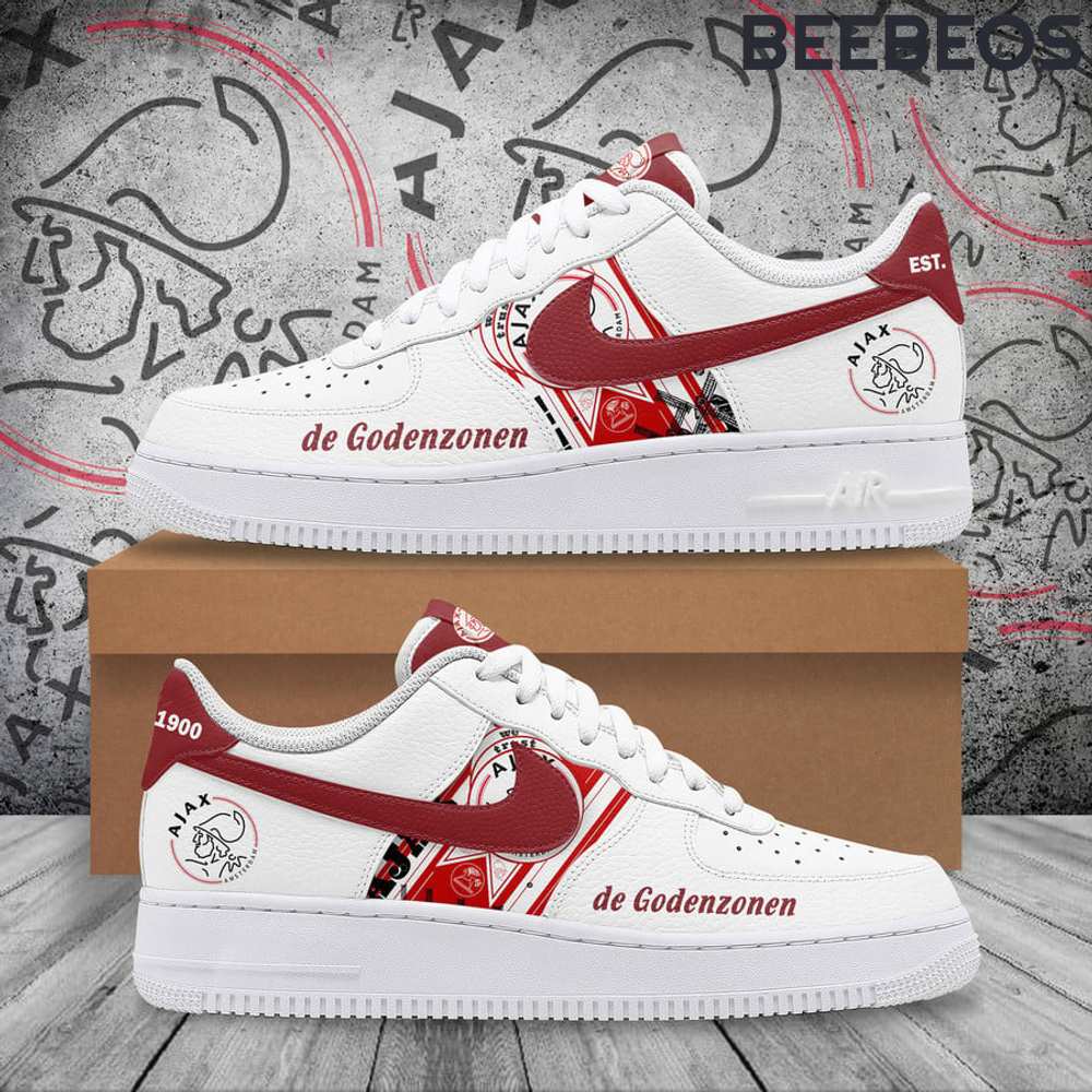 Ajax Amsterdam de Godenzonen Air Force 1 Ajax Amsterdam de Godenzonen Air Force 1 Shoes AF1 Limited Sneakers