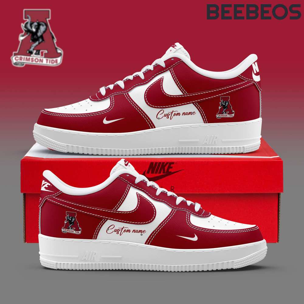 Alabama Crimson Tide NCAA Air Force 1 Alabama Crimson Tide NCAA Air Force 1 Shoes AF1 Limited Sneakers