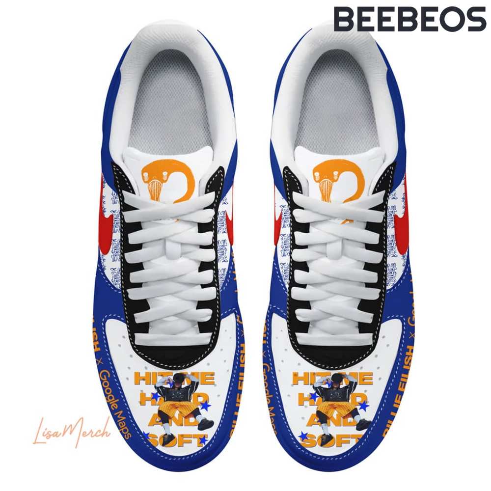 Billie Eilish x Google Maps See You At The Show Air Force 1 Shoes