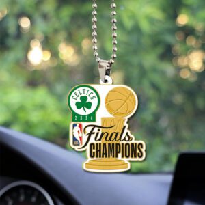 Boston Celtics Custom Shape 2-sided Acrylic Car Ornament GOM1190