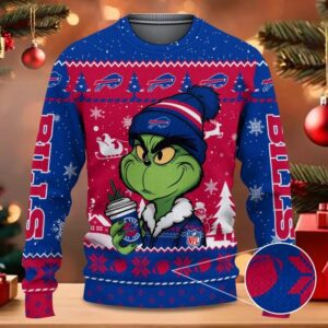 Buffalo Bills NFL Grinch Stole Christmas Ugly Sweater WUC1002