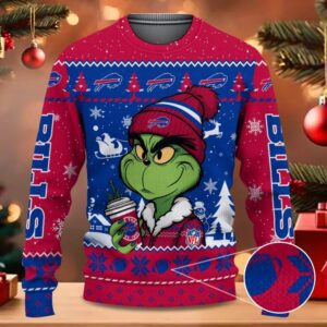 Buffalo Bills NFL Grinch Stole Christmas Ugly Sweater WUC1034