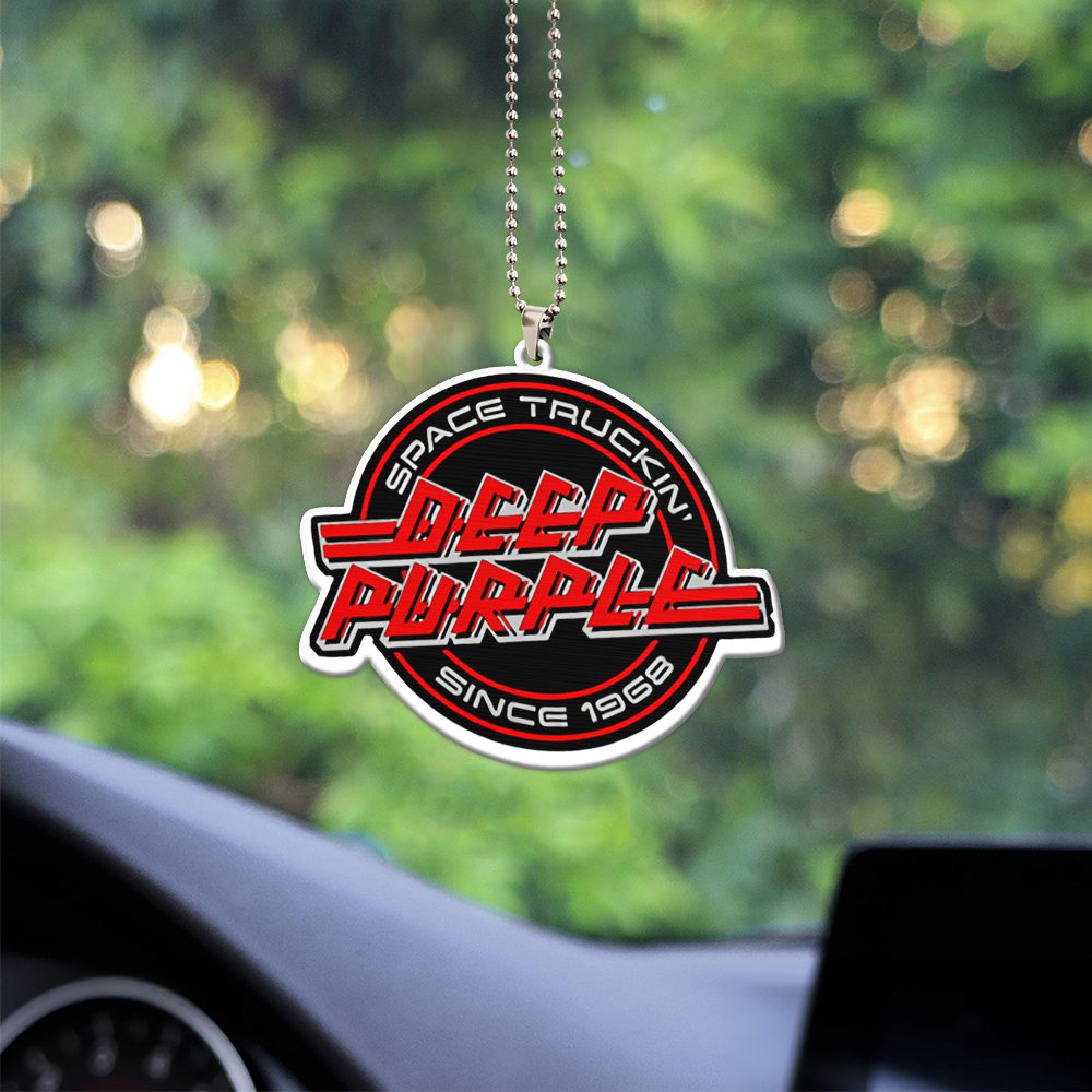 Deep-Purple-Custom-Shape-2-sided-Acrylic-Car-Ornament-GOM1290 Deep Purple Custom Shape 2-sided Acrylic Car Ornament GOM1290