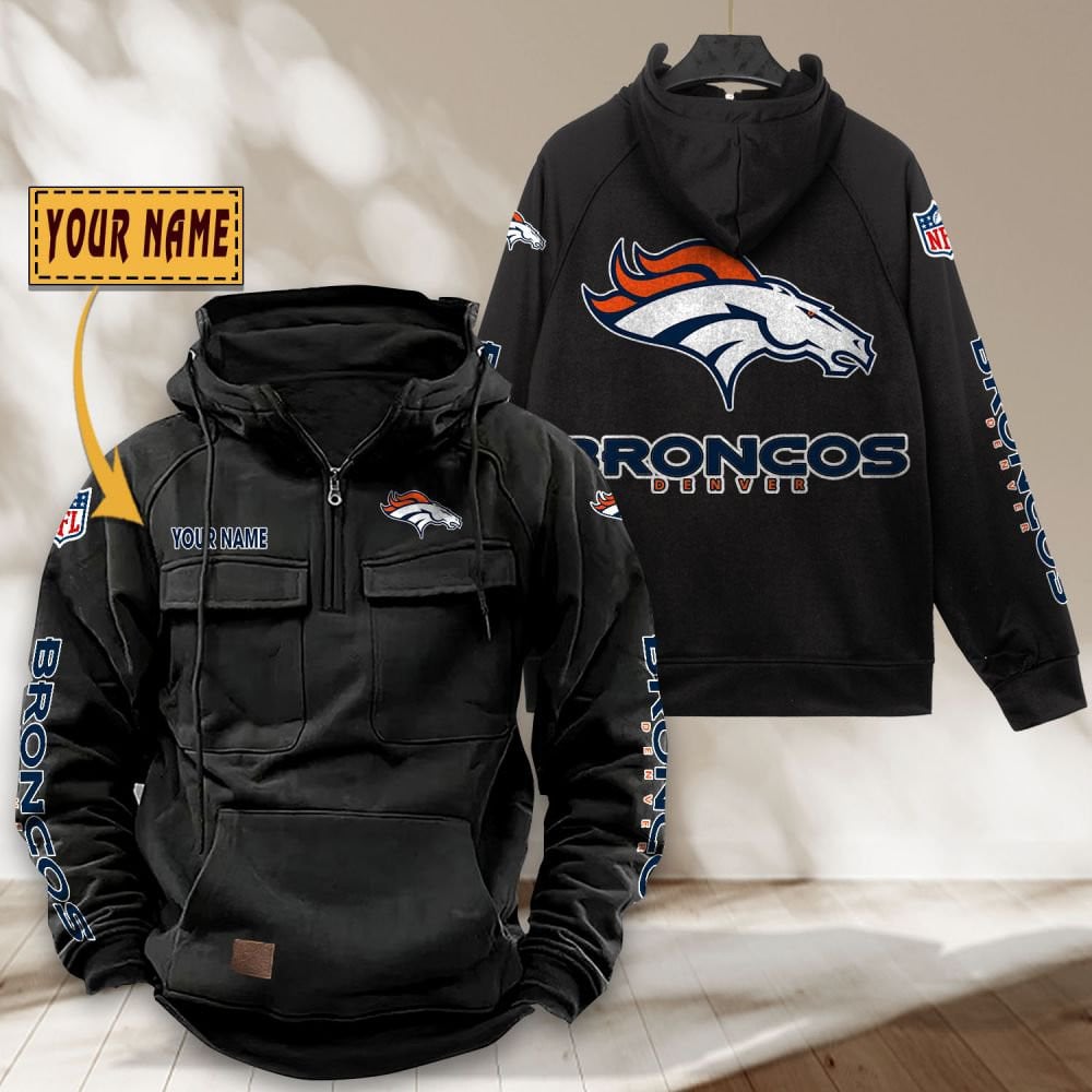 Denver-Broncos-NFL-Personalized-Multi-Pocket-Quarter-Zip-Vintage-Hoodie-WVH1040 Denver Broncos NFL Personalized Multi Pocket Quarter Zip Vintage Hoodie WVH1040