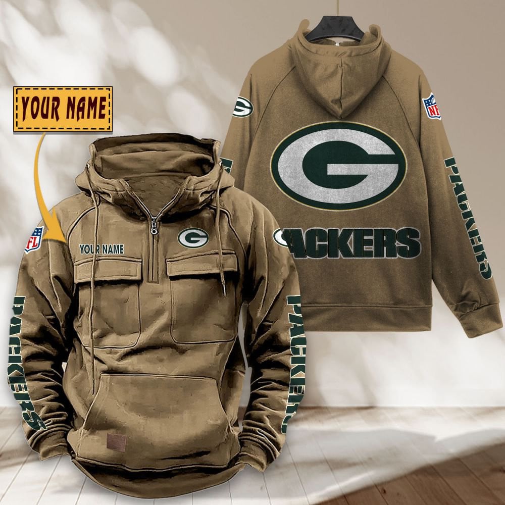 Green-Bay-Packers-NFL-Personalized-Multi-Pocket-Quarter-Zip-Vintage-Hoodie-WVH1042-5