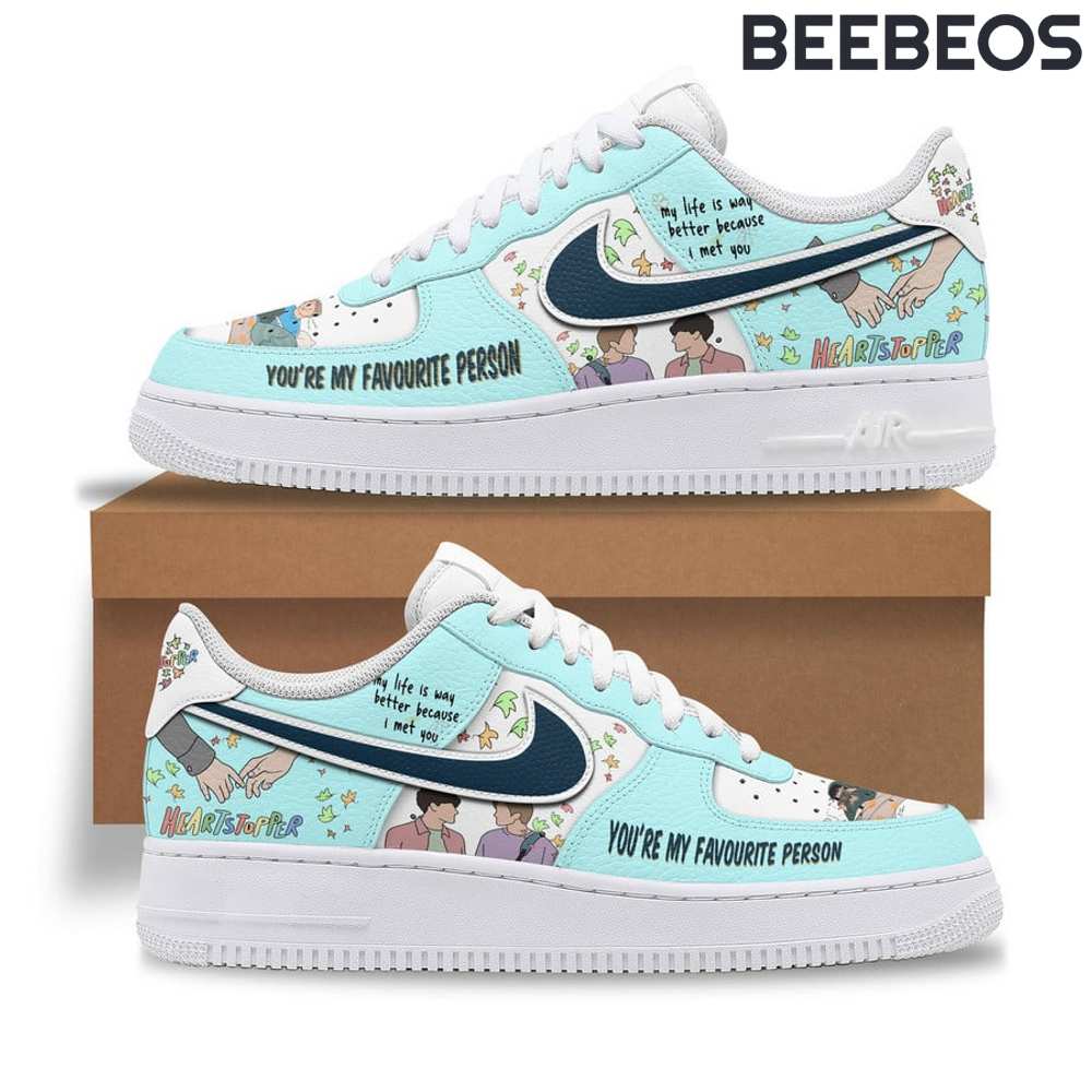 Heartstopper My Favorite Person Air Force 1 Shoes