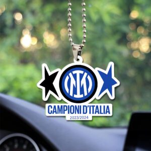 Inter Milan FC Custom Shape 2-sided Acrylic Car Ornament GOM1286