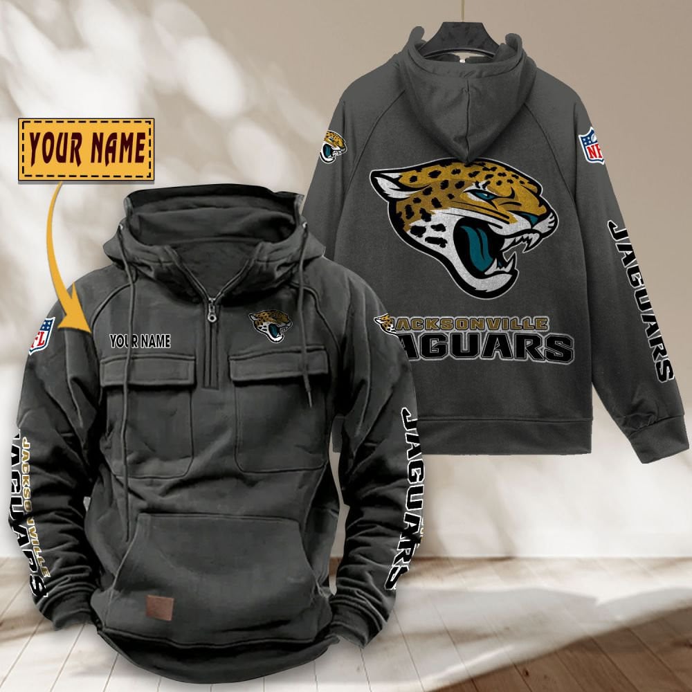 Jacksonville-Jaguars-NFL-Personalized-Multi-Pocket-Quarter-Zip-Vintage-Hoodie-WVH1048-1