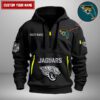 Jacksonville Jaguars NFL Personalized State Logo Quarter Zip Hoodie WQH5039