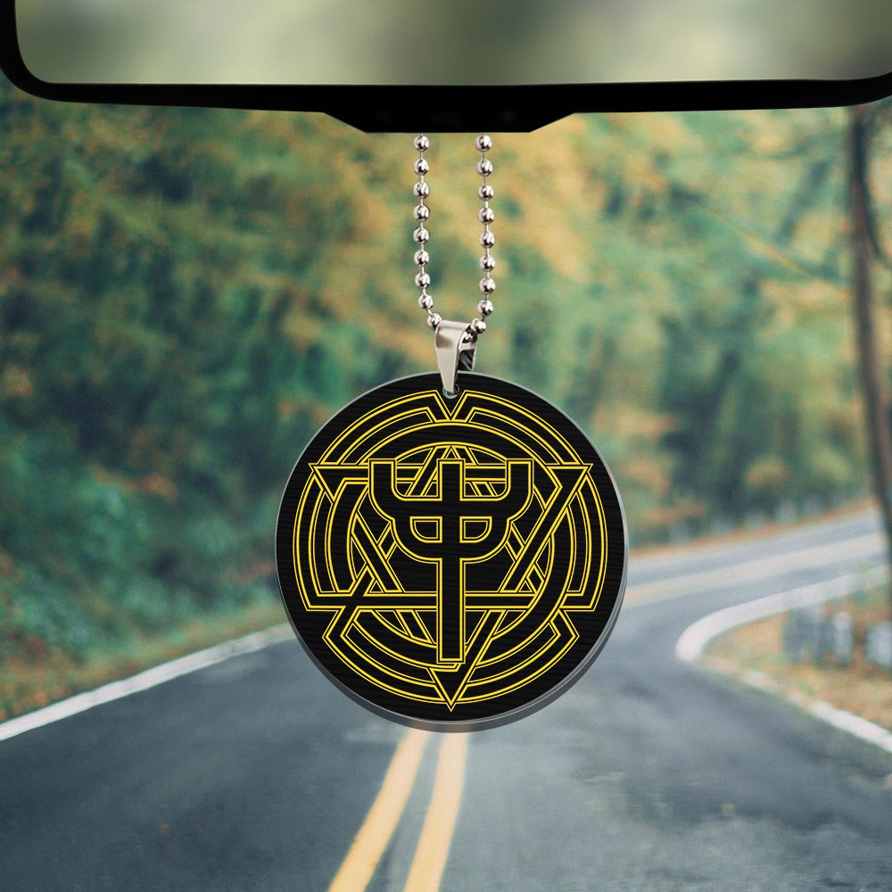 Judas-Priest-Custom-shape-2-sided-Acrylic-Car-Ornament-GOM1381-1