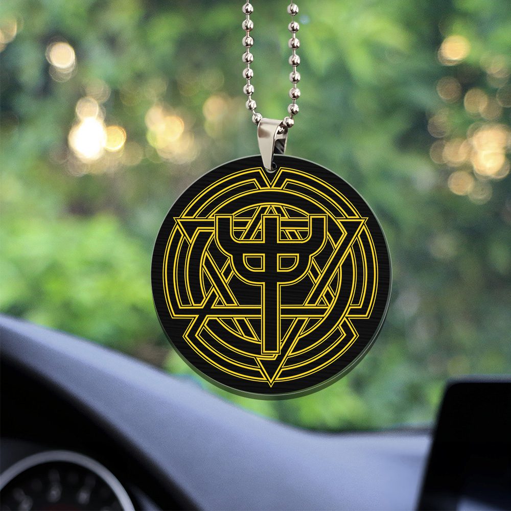 Judas-Priest-Custom-shape-2-sided-Acrylic-Car-Ornament-GOM1381 Judas Priest Custom shape 2-sided Acrylic Car Ornament GOM1381