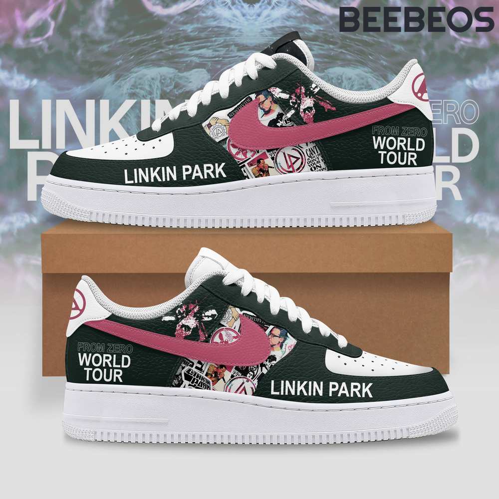Linkin Park From Zero World Tour Air Force 1 Shoes Linkin Park From Zero World Tour Air Force 1 Shoes AF1 Limited Sneakers