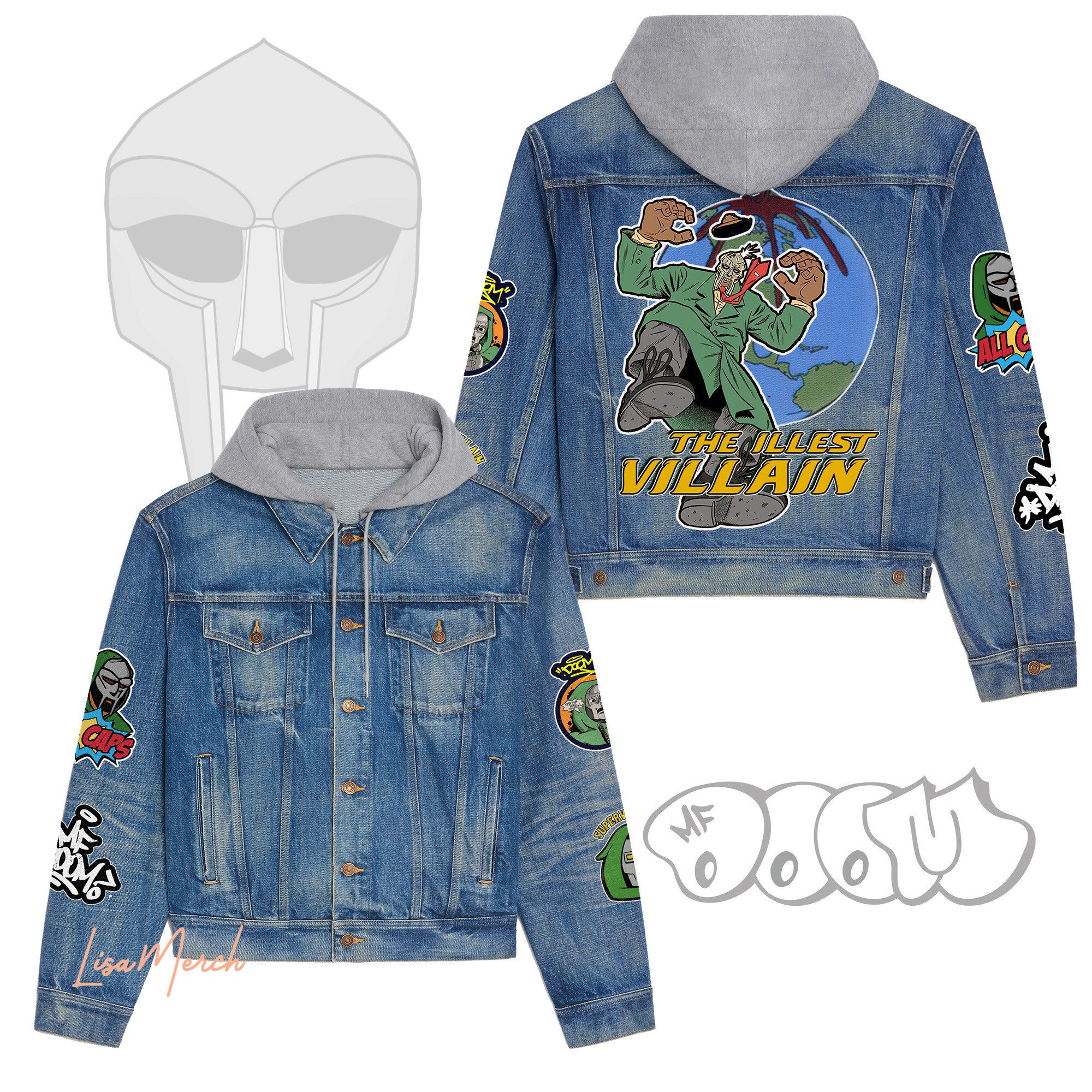 MF-Doom-Hooded-Denim-Jacket-LDN1114 MF Doom