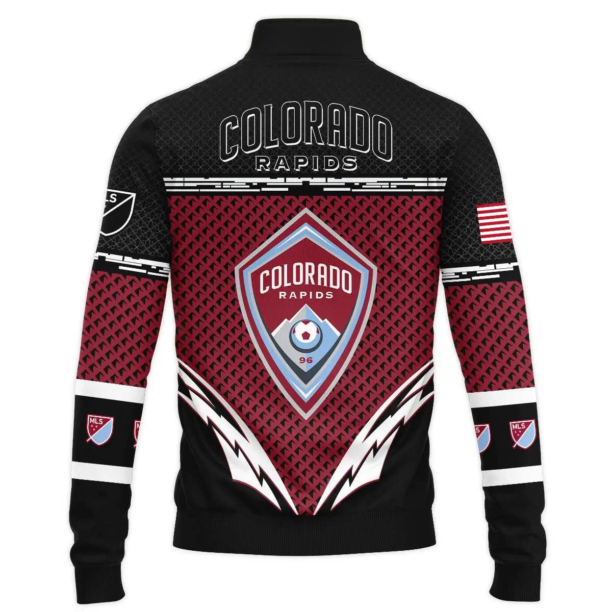 MLS-Colorado-Rapids-Quarter-Zip-Jacket-LQZ1126-2