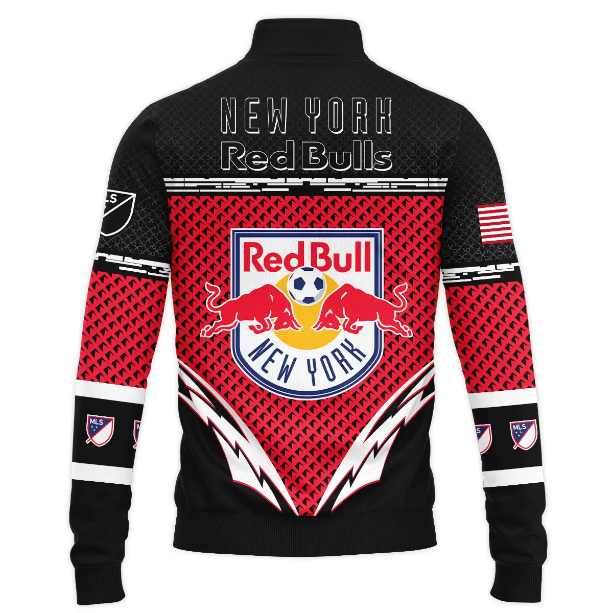 MLS-New-York-Red-Bulls-Quarter-Zip-Jacket-LQZ1120-2