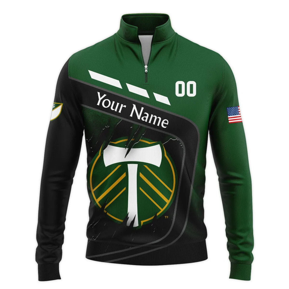 MLS-Portland-Timbers-Quarter-Zip-Jacket-LQZ1003-1