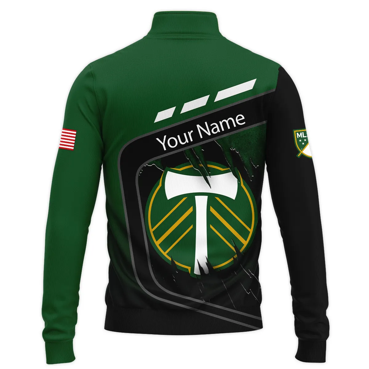 MLS-Portland-Timbers-Quarter-Zip-Jacket-LQZ1003-2