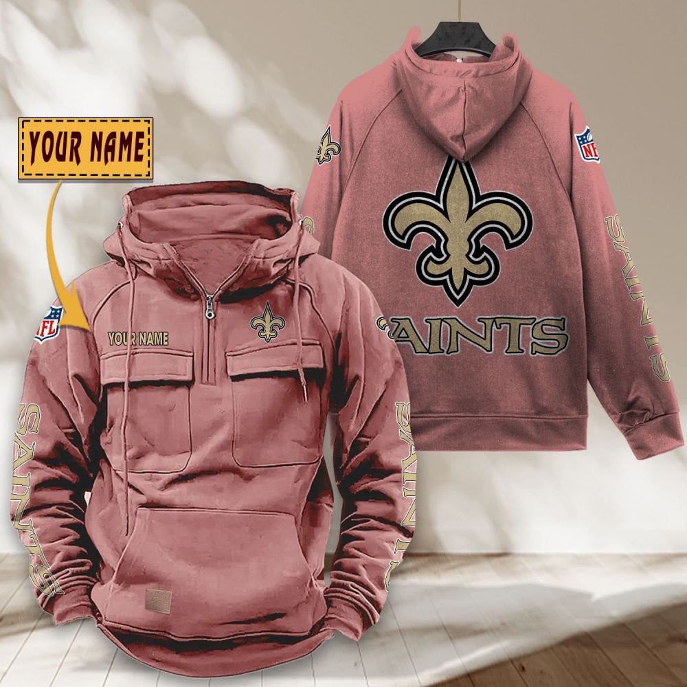New-Orleans-Saints-NFL-Personalized-Multi-Pocket-Quarter-Zip-Vintage-Hoodie-WVH1053-3
