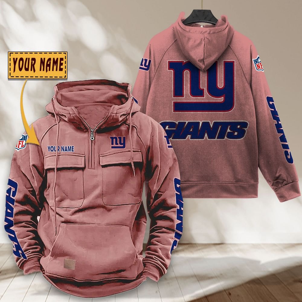 New-York-Giants-NFL-Personalized-Multi-Pocket-Quarter-Zip-Vintage-Hoodie-WVH1058-2
