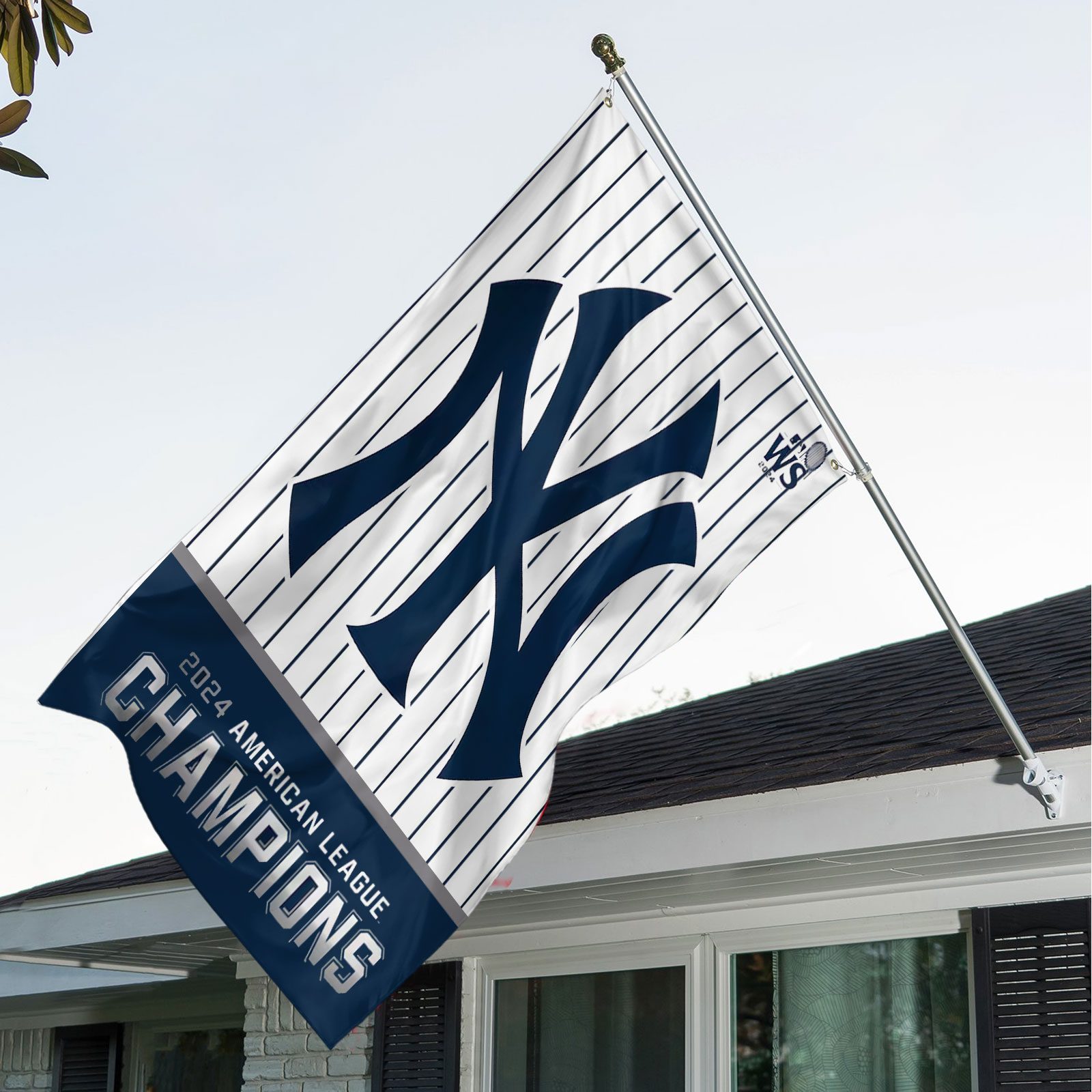 New-York-Yankees-3D-House-Flag-GNC1075 New York Yankees 3D House Flag GNC1075