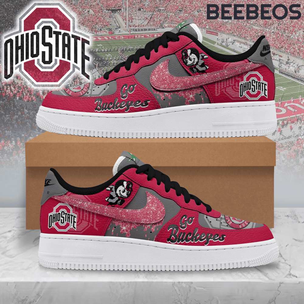 Ohio State Buckeyes Go Buckeyes Air Force 1 Ohio State Buckeyes Go Buckeyes Air Force 1 Shoes AF1 Limited Sneakers
