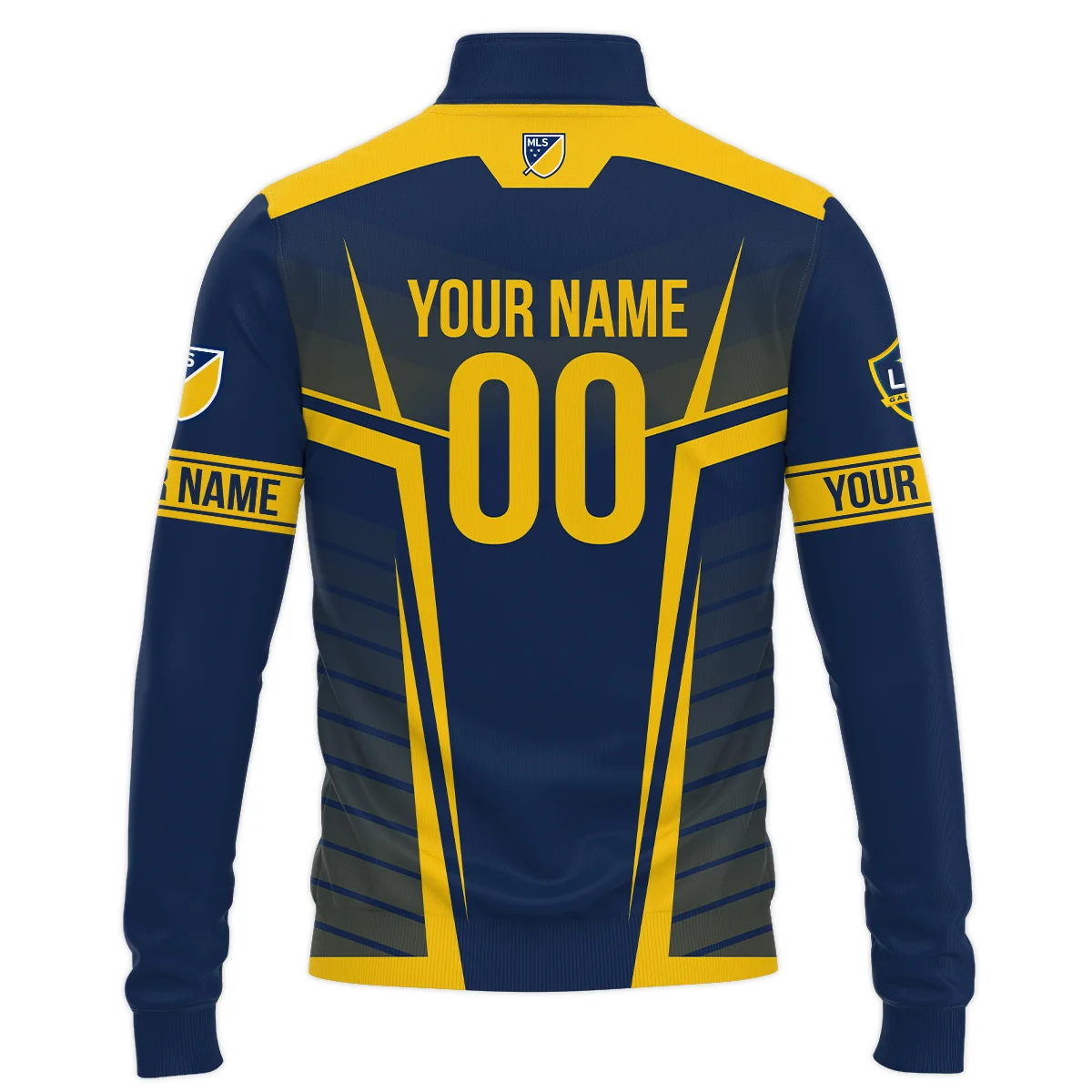 Personalized-LA-Galaxy-MLS-Quarter-Zip-Jacket-LQZ1166-2