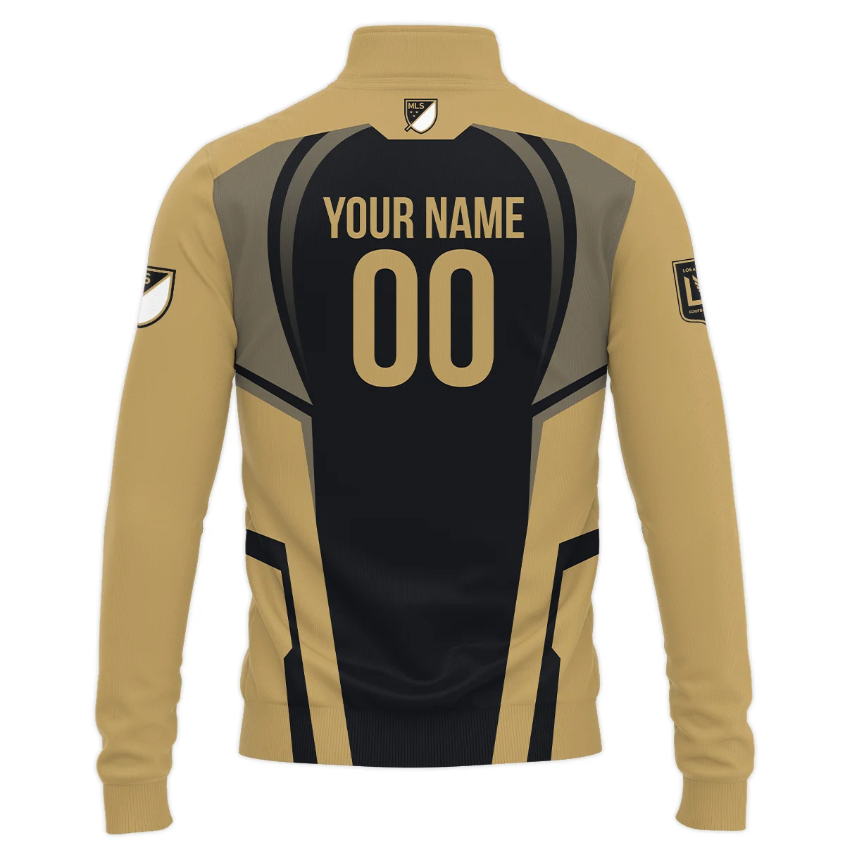 Personalized-Los-Angeles-FC-MLS-Quarter-Zip-Jacket-LQZ1164-2