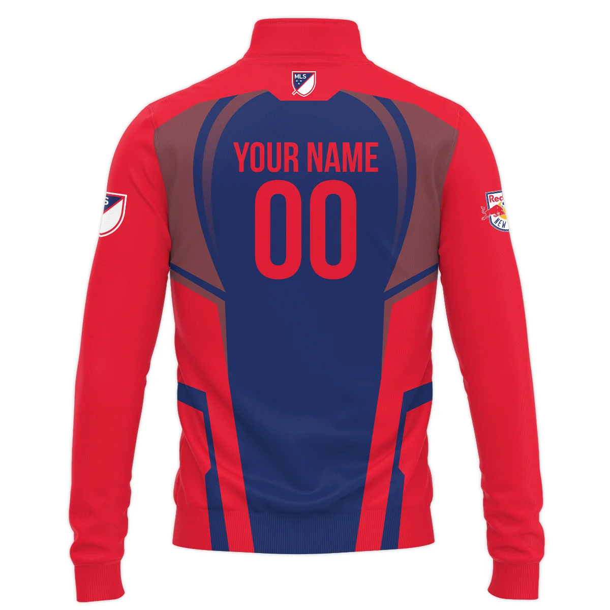 Personalized-New-York-Red-Bulls-MLS-Quarter-Zip-Jacket-LQZ1162-2
