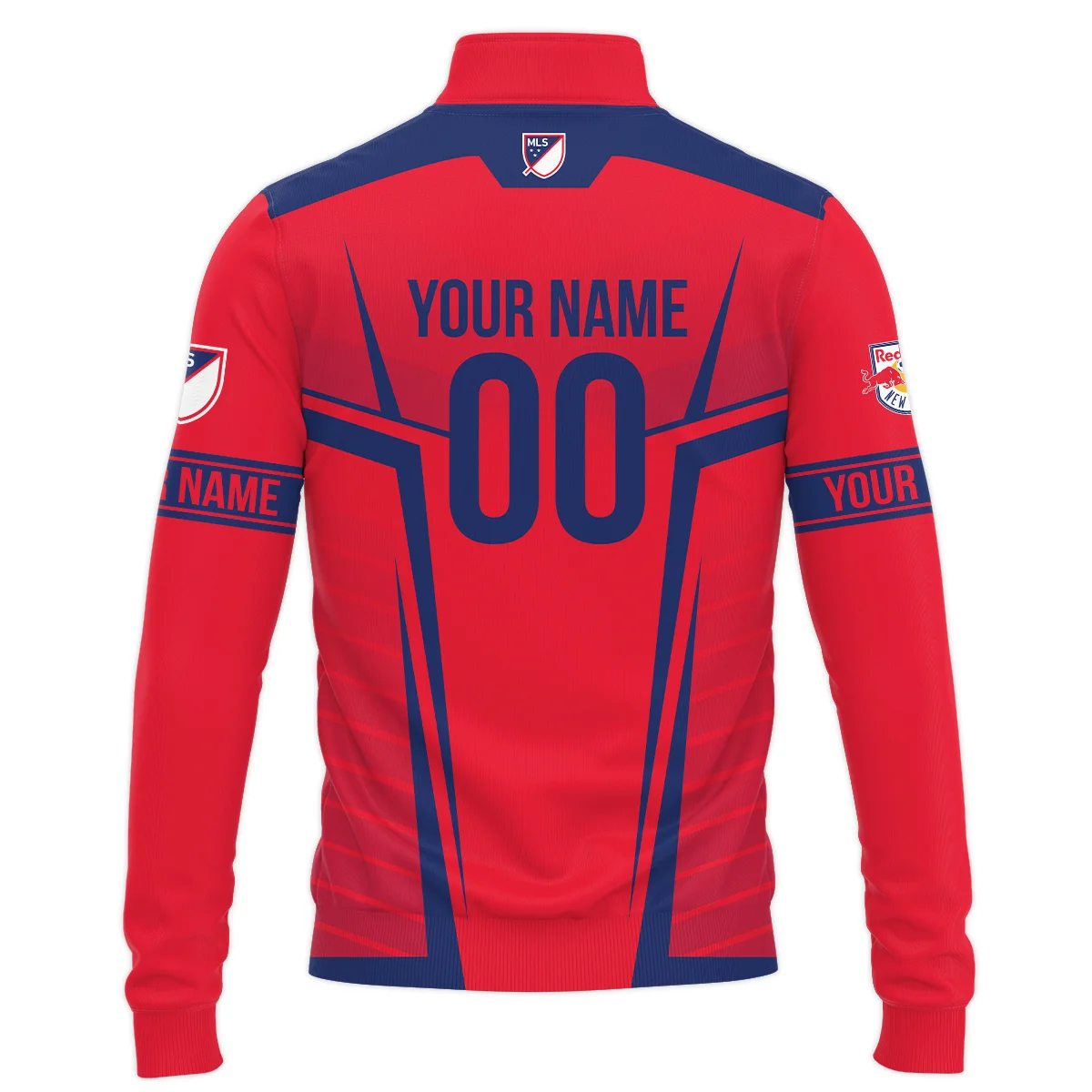 Personalized-New-York-Red-Bulls-MLS-Quarter-Zip-Jacket-LQZ1174-2