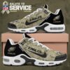 Philadelphia Eagles NFL Camo 2024 Salute to Service Custom Name Air Max Plus TN Shoes AWM1056
