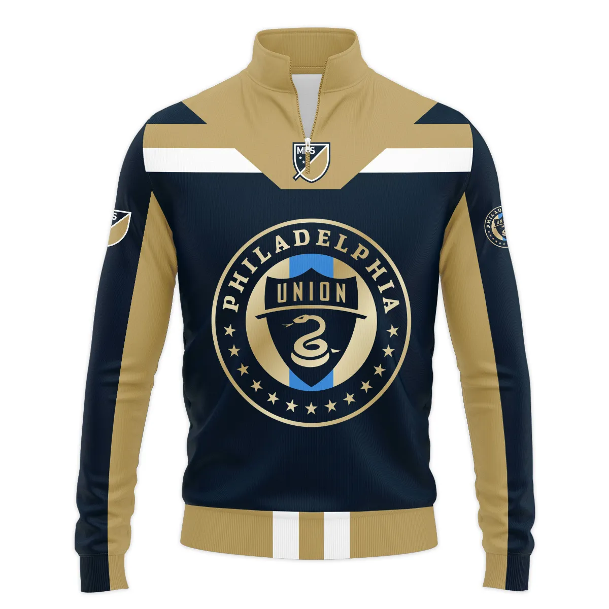 Philadelphia-Union-MLS-Quarter-Zip-Jacket-LQZ1026-1