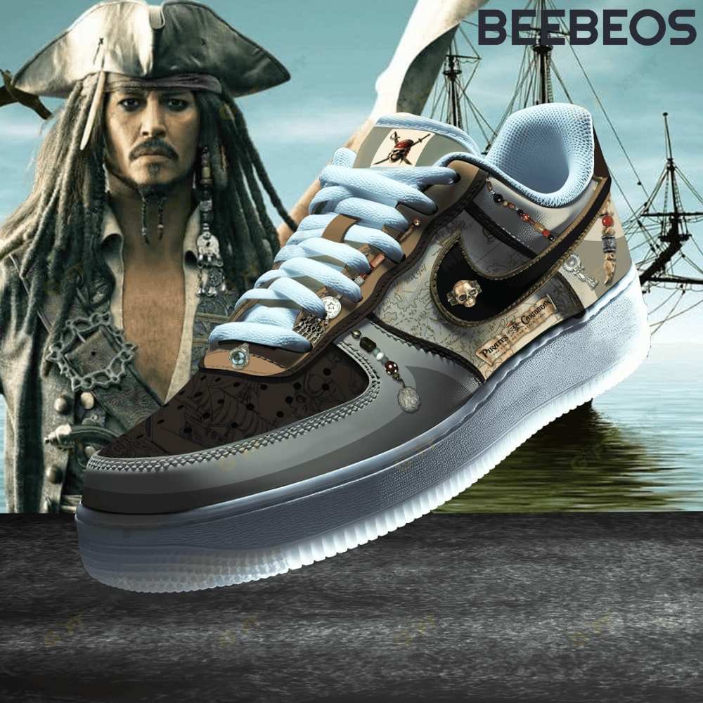 Pirates of the Caribbean Air Force 1 Pirates of the Caribbean Air Force 1 Shoes AF1 Limited Sneakers
