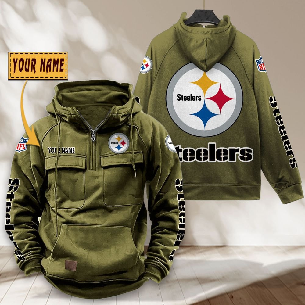 Pittsburgh-Steelers-NFL-Personalized-Multi-Pocket-Quarter-Zip-Vintage-Hoodie-WVH1059-5