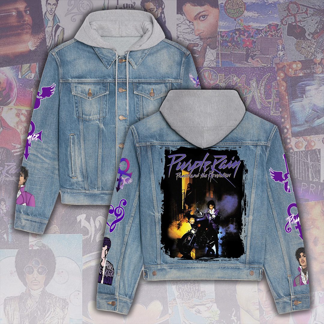 Prince-Womens-Denim-Hood-Jacket-GDN112 Prince Women's Denim Hood Jacket GDN112