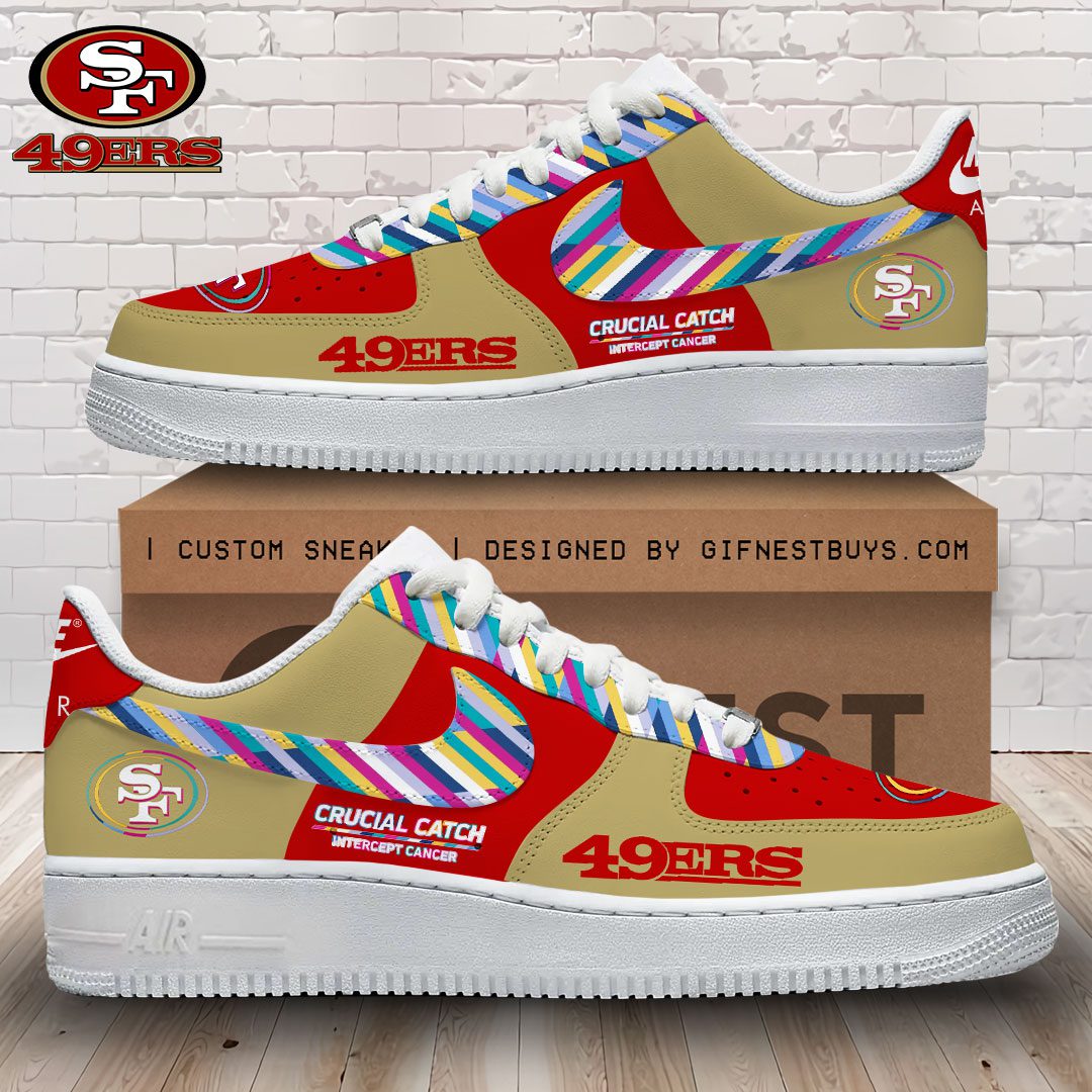 San-Francisco-49ers-Air-Force-1-Sneaker-GNC1123 San Francisco 49ers Air Force 1 Sneaker GNC1123