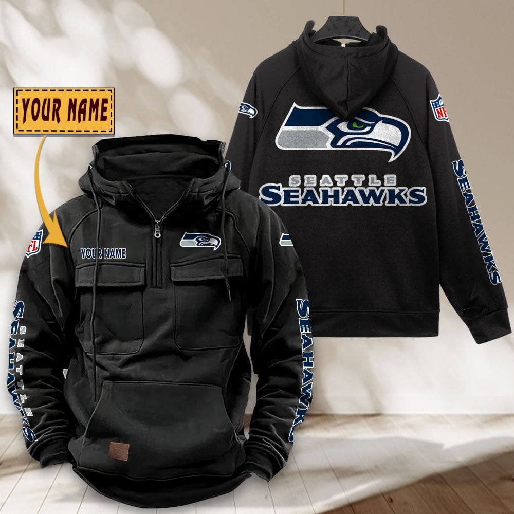 Seattle-Seahawks-NFL-Personalized-Multi-Pocket-Quarter-Zip-Vintage-Hoodie-WVH1054-1