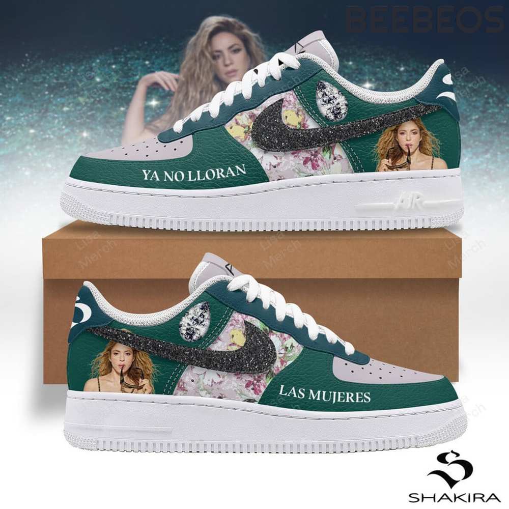 Shakira Green Air Force 1 Shakira Green Air Force 1 Shoes AF1 Limited Sneakers