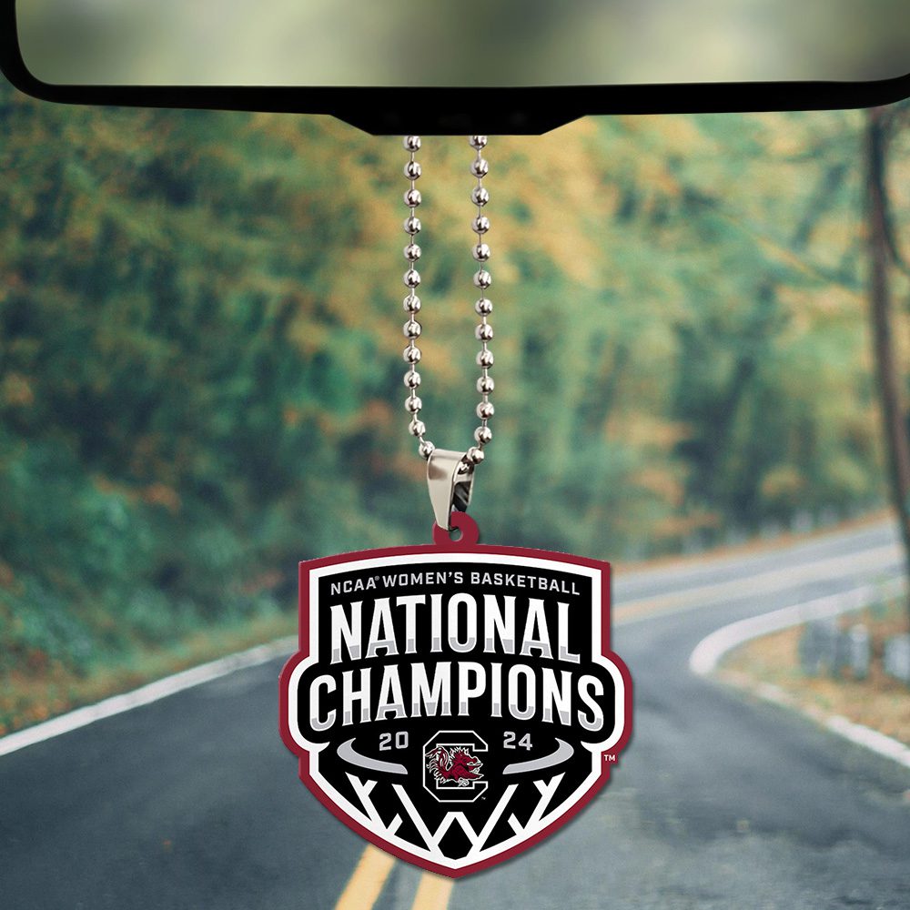 South-Carolina-Gamecocks-Womens-Basketball-Custom-Shape-2-sided-Acrylic-Car-Ornament-GOM1313-1